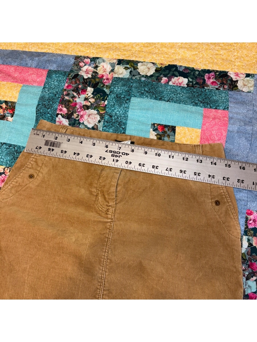 J.Crew $98 Stretch Woman’s 0 Camel Brown Corduroy Pencil Skirt Size 0 Tan Brown - Picture 8 of 9